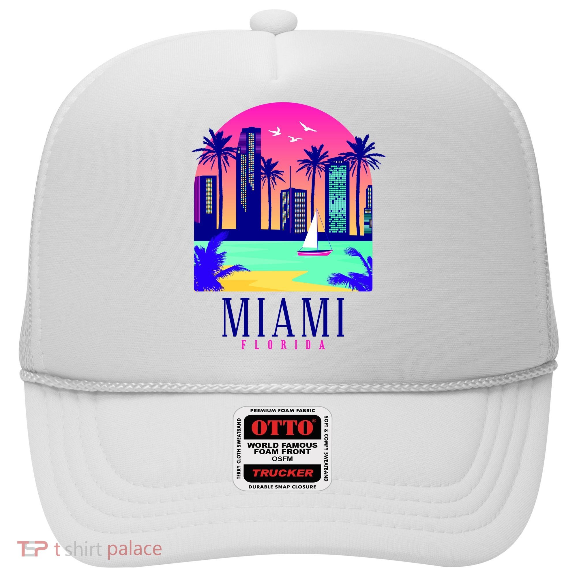 Retro Miami Florida Hat