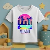 Retro Miami Florida Toddler T-Shirt thumb 3