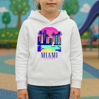 Retro Miami Florida Kids Hoodie thumb 3