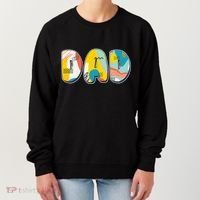 Retro Mod Pattern Dad Logo Women's Sweatshirt thumb 0