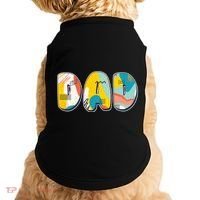 Retro Mod Pattern Dad Logo Doggie Tank thumb 0