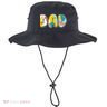 Retro Mod Pattern Dad Logo Bucket Hat