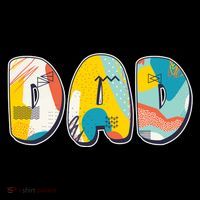 Retro Mod Pattern Dad Logo Coffee Mug thumb 5
