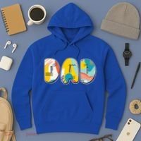 Retro Mod Pattern Dad Logo Hoodie thumb 3