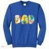 Retro Mod Pattern Dad Logo Sweatshirt