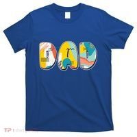 Retro Mod Pattern Dad Logo T-Shirt thumb 0