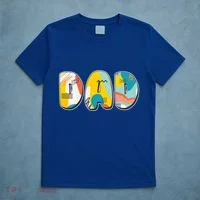 Retro Mod Pattern Dad Logo T-Shirt thumb 5