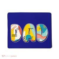 Retro Mod Pattern Dad Logo Mousepad thumb 0