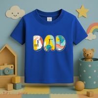 Retro Mod Pattern Dad Logo Toddler T-Shirt thumb 3