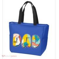 Retro Mod Pattern Dad Logo Tote Bag thumb 3