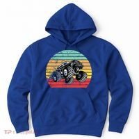 Retro Monster Truck Emblem Hoodie thumb 0