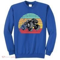 Retro Monster Truck Emblem Sweatshirt thumb 0