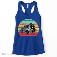 Retro Monster Truck Emblem Women's Tank Top thumb 0