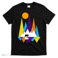 Retro Mount Bear Sunset T-Shirt thumb 0