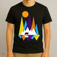 Retro Mount Bear Sunset T-Shirt thumb 3