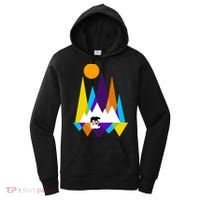Retro Mount Bear Sunset Women's Hoodie thumb 0