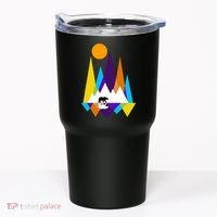 Retro Mount Bear Sunset Tumbler thumb 0