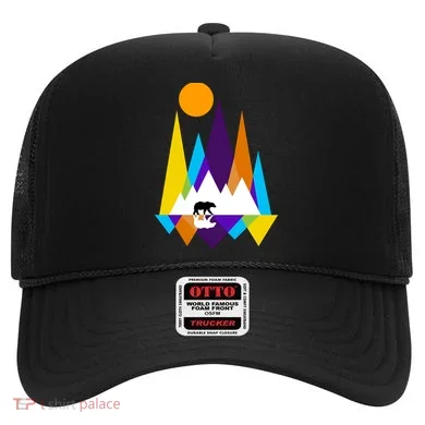Retro Mount Bear Sunset Hat