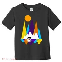 Retro Mount Bear Sunset Toddler T-Shirt thumb 0