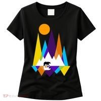 Retro Mount Bear Sunset Women's T-Shirt thumb 0