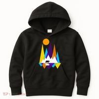 Retro Mount Bear Sunset Kids Hoodie thumb 0