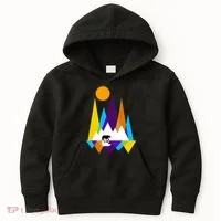 Retro Mount Bear Sunset Kids Hoodie thumb 0