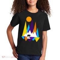 Retro Mount Bear Sunset Kids T-Shirt thumb 2