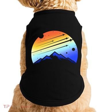 Retro Mountain Stars Doggie Tank