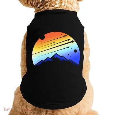 Retro Mountain Stars Doggie Tank