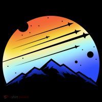 Retro Mountain Stars Apron thumb 3