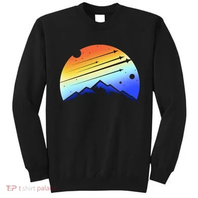 Retro Mountain Stars Sweatshirt