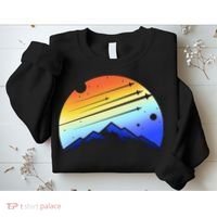 Retro Mountain Stars Sweatshirt thumb 2