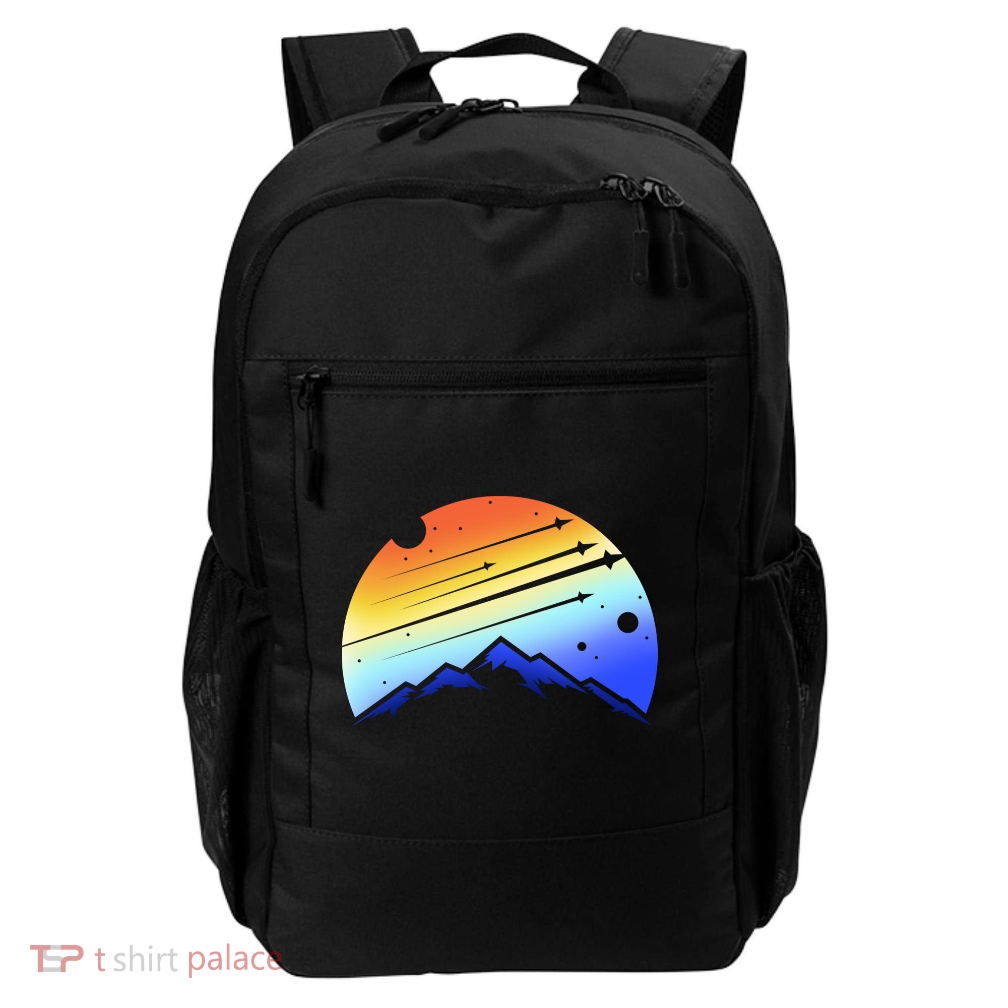 Retro Mountain Stars Backpack