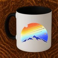 Retro Mountain Stars Coffee Mug thumb 2
