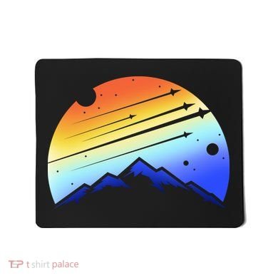 Retro Mountain Stars Mousepad
