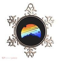 Retro Mountain Stars Ornament thumb 0