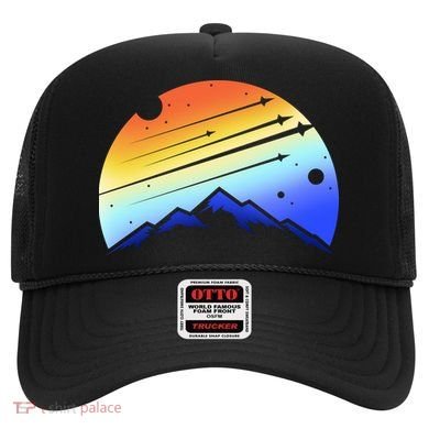 Retro Mountain Stars Hat
