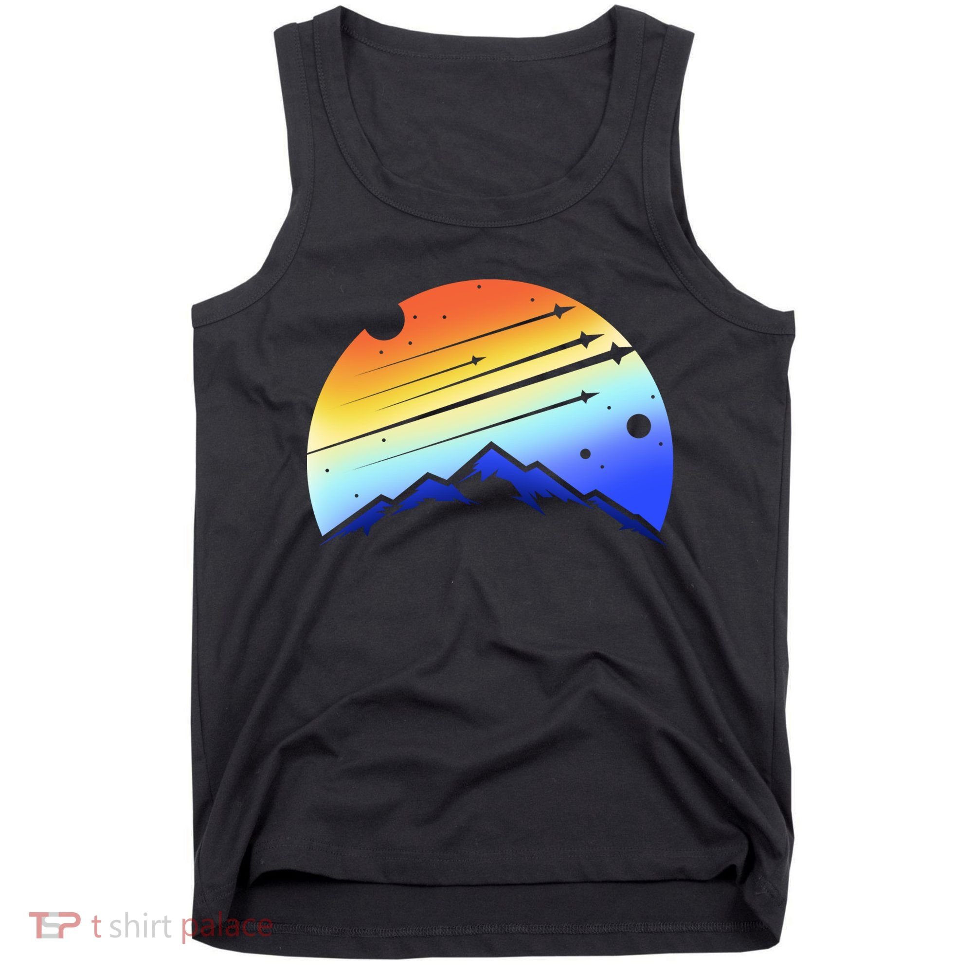 Retro Mountain Stars Tank Top