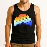 Retro Mountain Stars Tank Top thumb 3