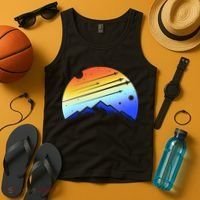 Retro Mountain Stars Tank Top thumb 4