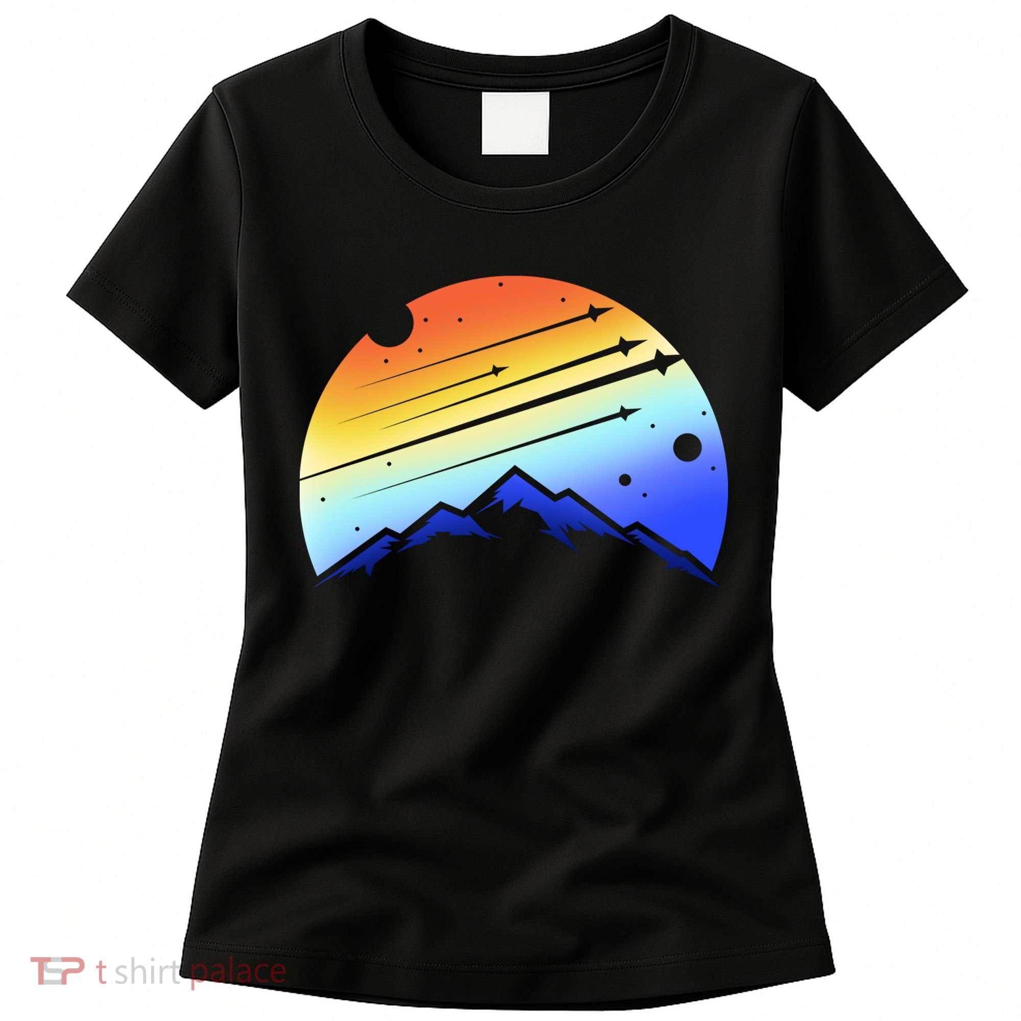 Retro Mountain Stars Women's T-Shirt