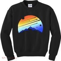 Retro Mountain Stars Kids Sweatshirt thumb 0