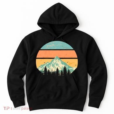 Retro Mountain Wilderness Vintage Hoodie