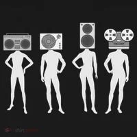 Retro Music Head Doggie Tank thumb 4