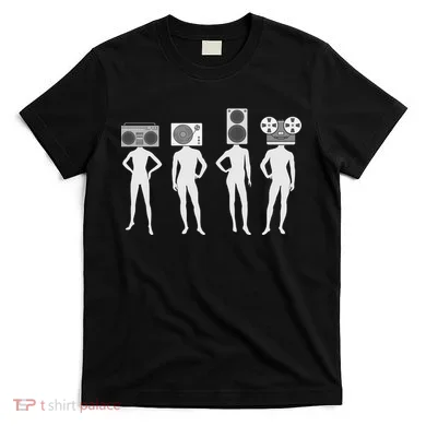 Retro Music Head T-Shirt