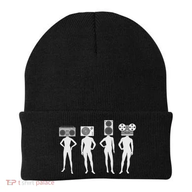 Retro Music Head Beanie