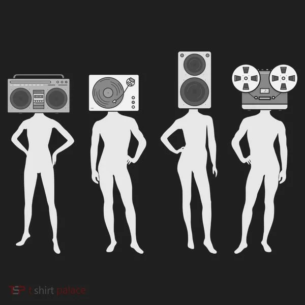 Retro Music Head Tumbler