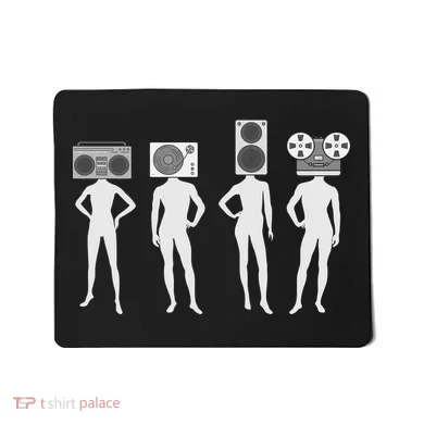 Retro Music Head Mousepad