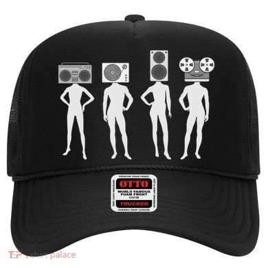 Retro Music Head Hat