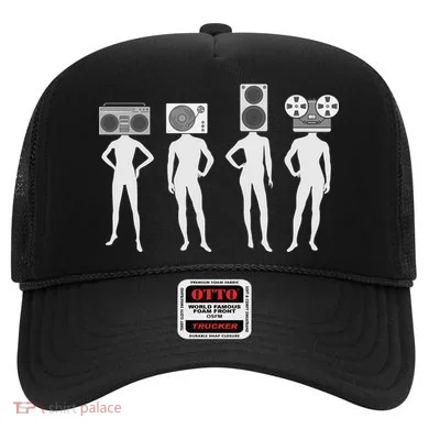 Retro Music Head Hat